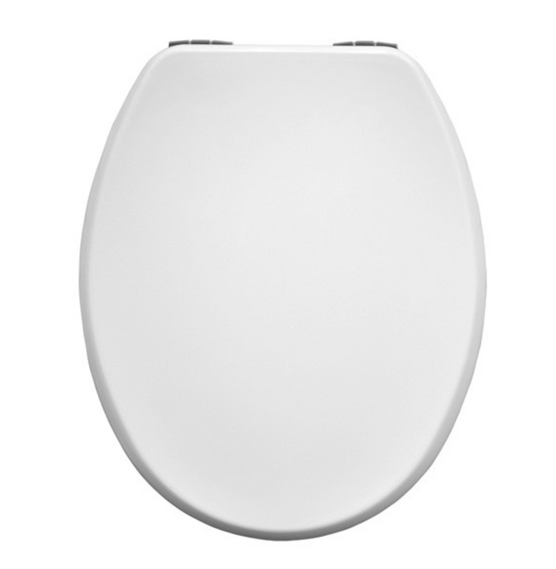 Carrara and Matta White Asti STA-TITE Silentium Toilet Seat