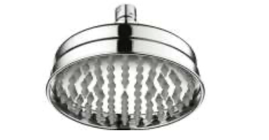 Lecico Aqua R Chrome Deluxe Slimline Round Shower Head 12"