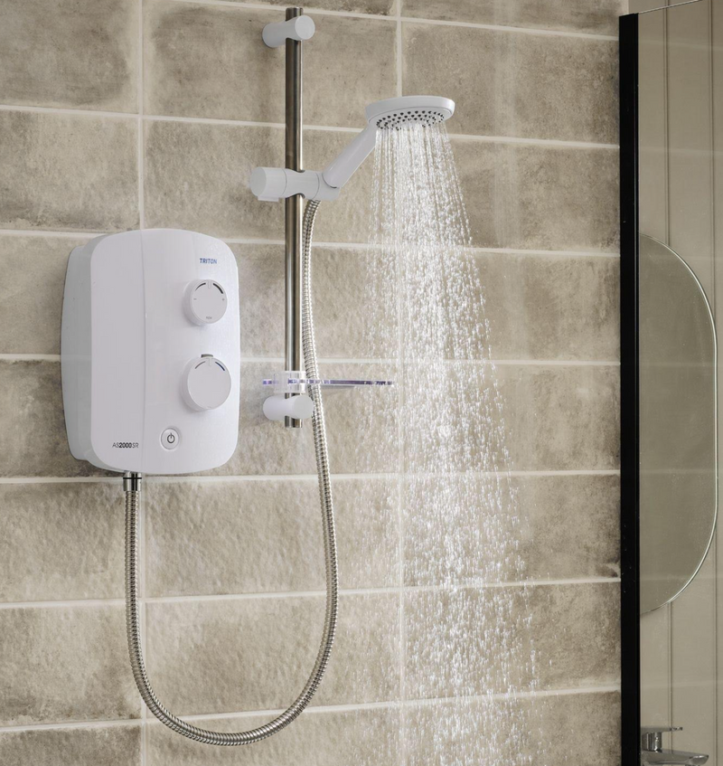 Triton AS2000SR White Silent Running Power Shower