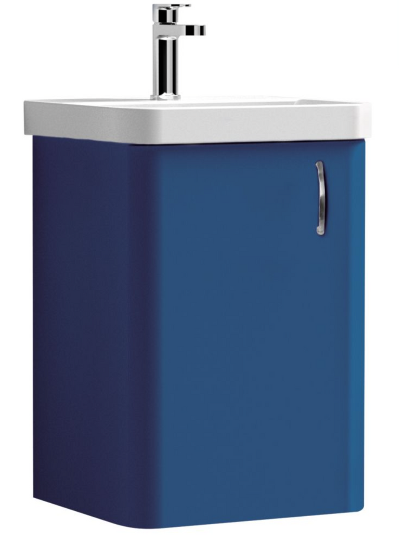 Tumho Azzure Blue 400mm Floorstanding Vanity Unit with Basin