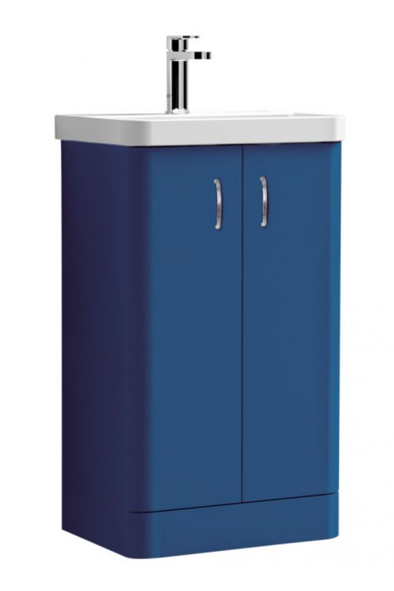 Tumho Gloss White 600mm Floorstanding Vanity Unit with Basin