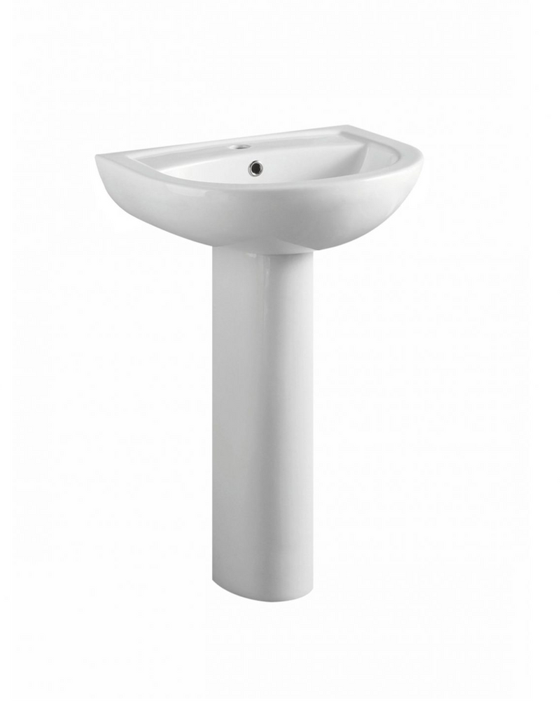 Deia Belini 450mm Basin with Pedestal