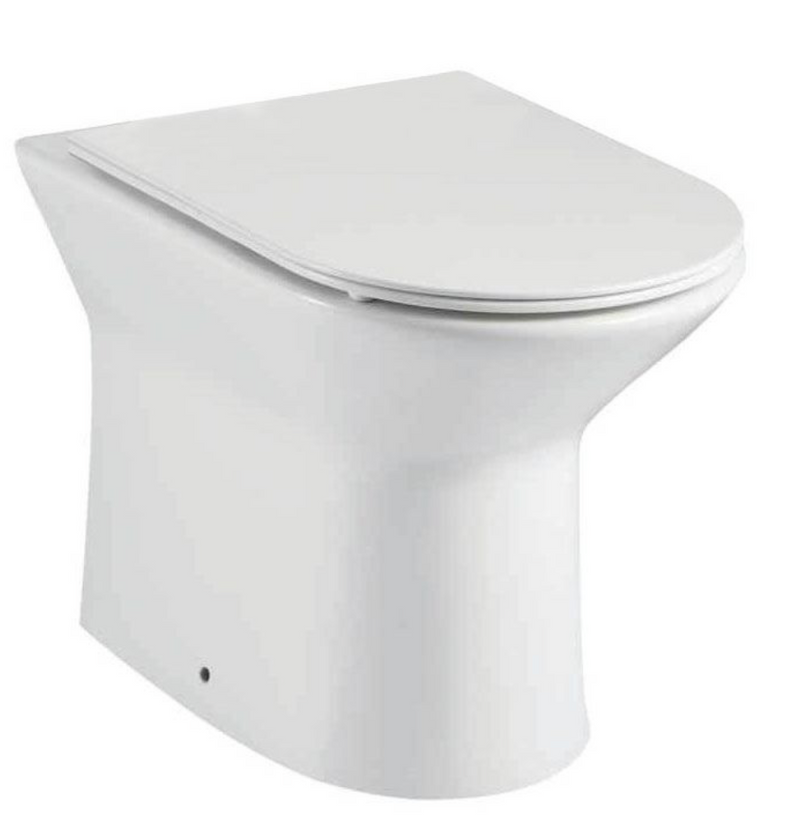 Middleton Rimless Back to Wall Pan with Soft Close Seat