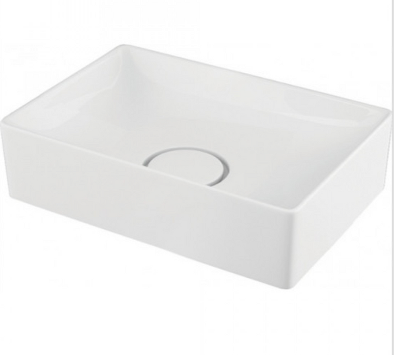 Stance White Rectangular Counter Top Basin 500mm