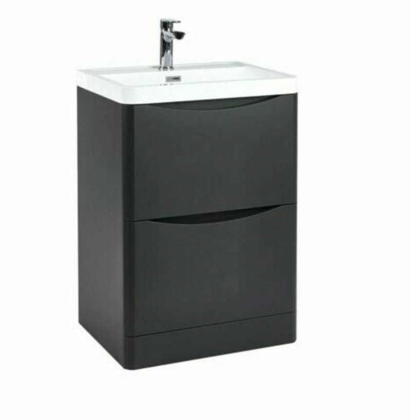 Bella Indigo Blue 600 Floor Standing Vanity with Basin