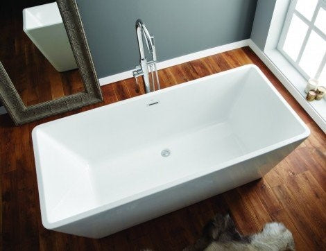 April Boston Contemporary Freestanding Bath