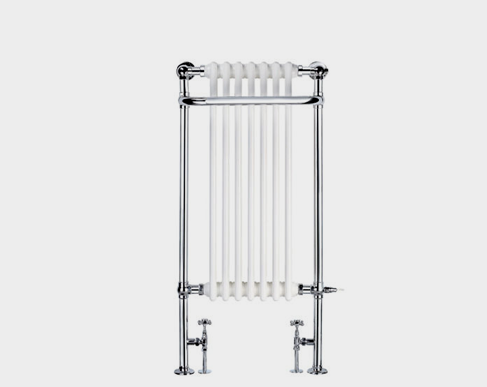 Chilmark Towel Rail Radiator White & Steel