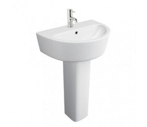 Kartell Genoa 1 Tap Hole Basin and Pedestal