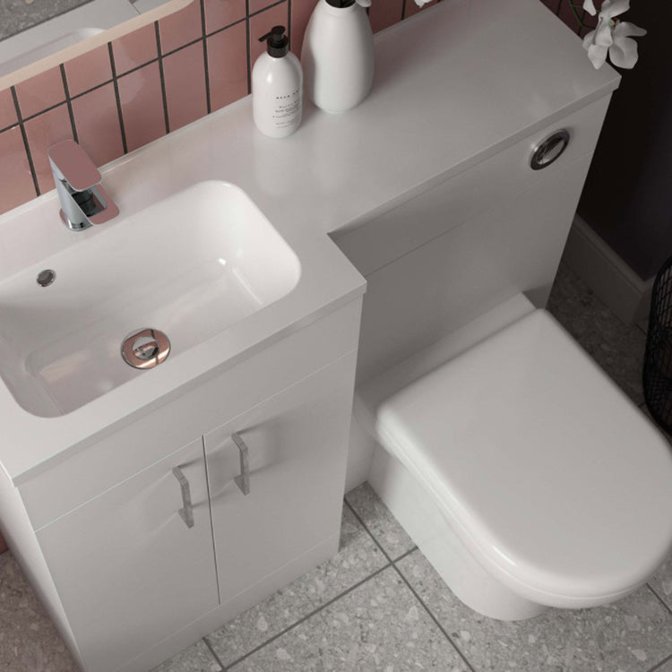 Tavistock Nexus 1000 Floorstanding Unit & 500 Basin Right Hand