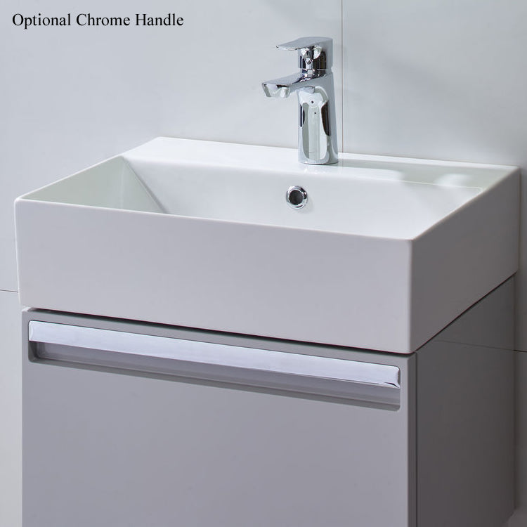 Tavistock Forum White 500mm Wall Mounted Vanity & Basin