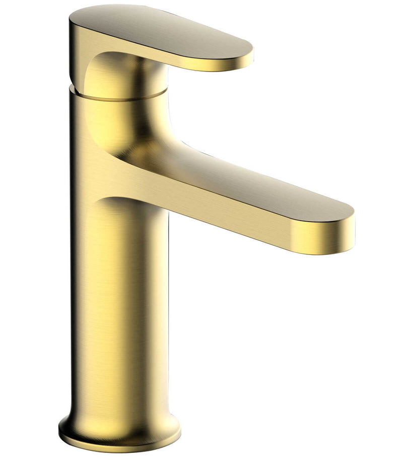 RAK Portofino Brushed Gold Basin Mixer Tap