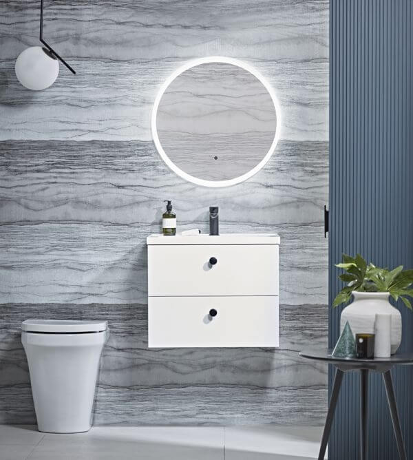 Tavistock Cadence 800mm Wall Hung Unit & Basin - Select Colour