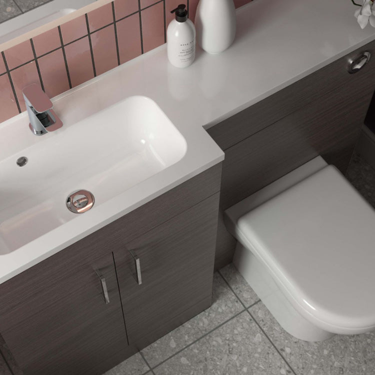 Tavistock Nexus Urban Grey 1100 Floorstanding Unit & 600 Basin Left Hand