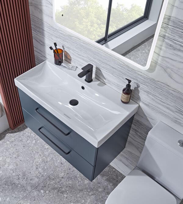 Tavistock Cadence 800mm Wall Hung Unit & Basin - Select Colour