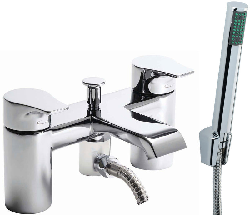 Tavistock Blaze Chrome Bath Shower Mixer with Hose & Handset