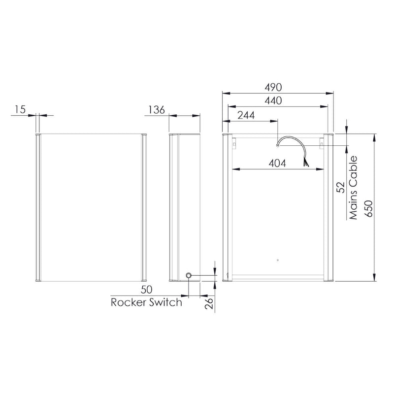 Tavistock Stride Stainless Steel Cabinet