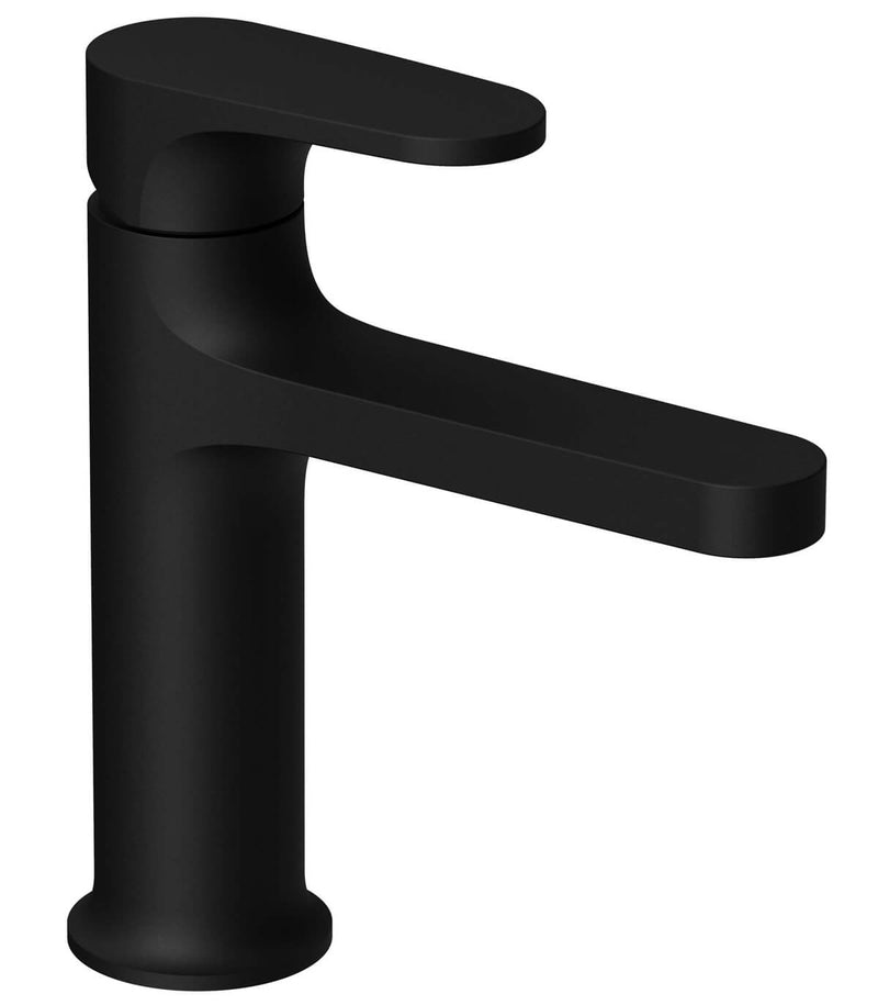 RAK Portofino Matt Black Basin Mixer Tap