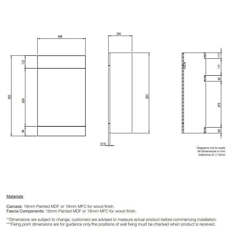 Tavistock Nexus 1100 Floorstanding Unit & 600 Basin Left Hand