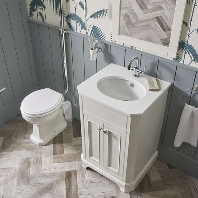 Tavistock Vitoria Matt Dark Grey 600mm Floorstanding Unit with Underslung Basin