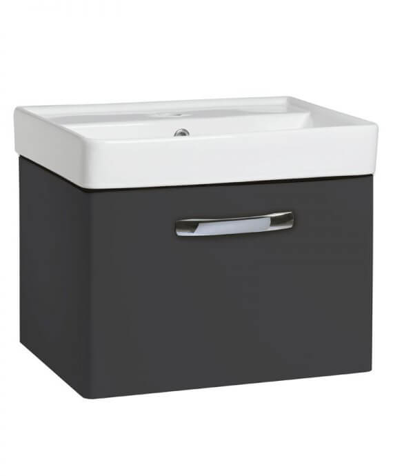 Tavistock Compass 600 Wall Mounted Unit & Basin - Select Colour