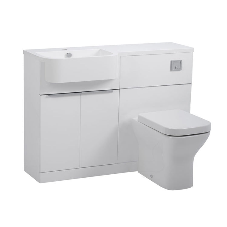 Tavistock Match 1200 Vanity Unit & Basin Right Hand - Select Colour