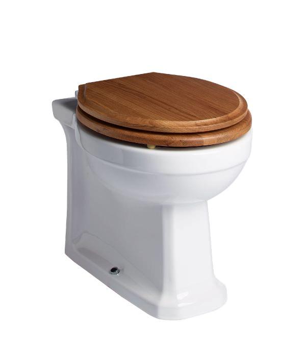 Tavistock Vitoria Back to Wall WC Pan with Soft Close Seat - Select Colour