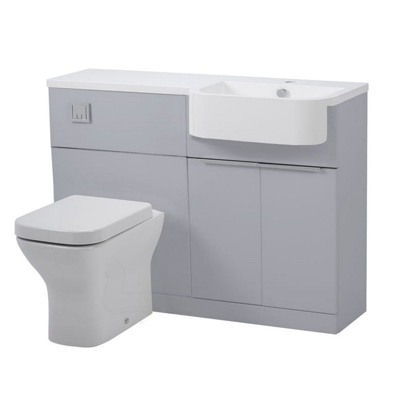 Tavistock Match 1200 Vanity Unit & Basin Right Hand - Select Colour