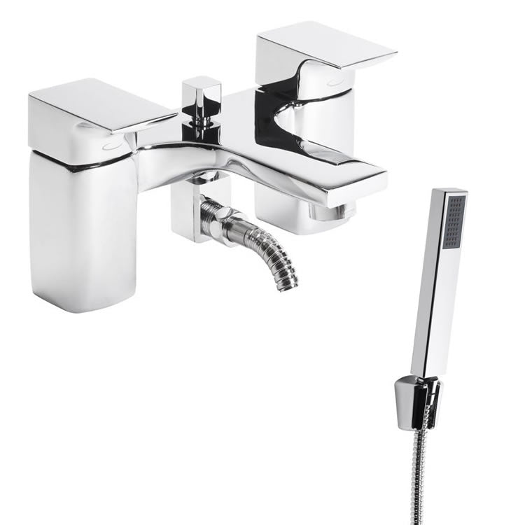 Tavistock Siren Chrome Bath Shower Mixer with Hose & Handset