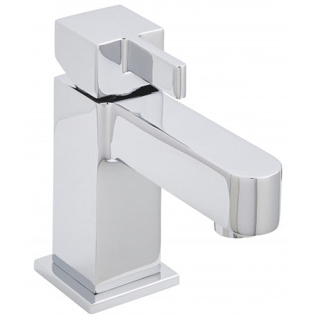 Kartell Eton Chrome Mono Basin Mixer Tap With Clicker Waste