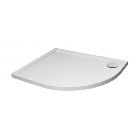 Kartell Stone Resin Offset Quadrant Right Hand Shower Tray - Choose Sizes