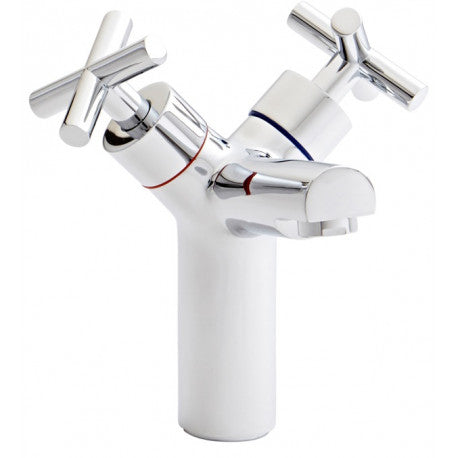 Kartell Times Chrome Branch Mono Basin Mixer Tap With Clicker Waste