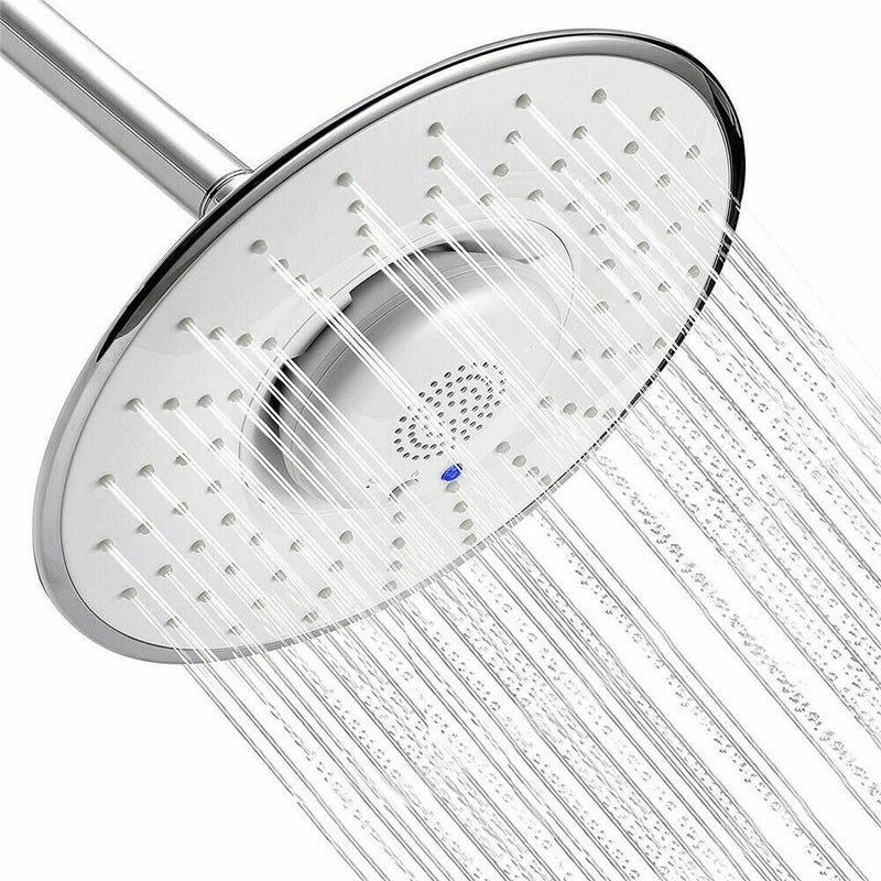 Link 220mm Bluetooth showerhead White/Chrome & 300mm Wall Round Arm