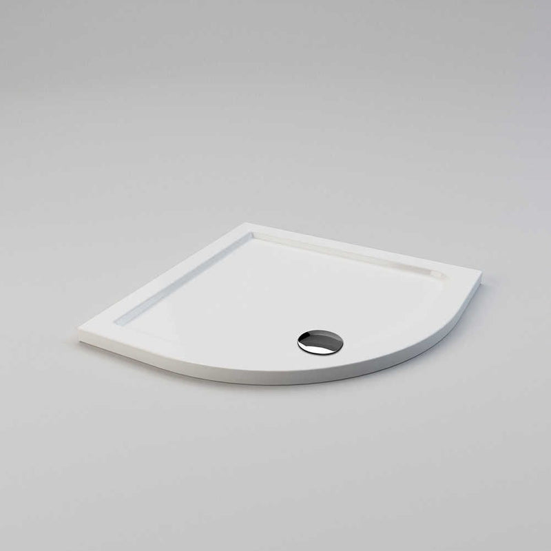 Elle Ultra Slim Stone Resin Quadrant Shower Tray + 90mm Waste - Choose Size