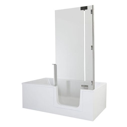 Harbour Left Hand Walk-In Shower Bath & Door - 1700 X 750mm