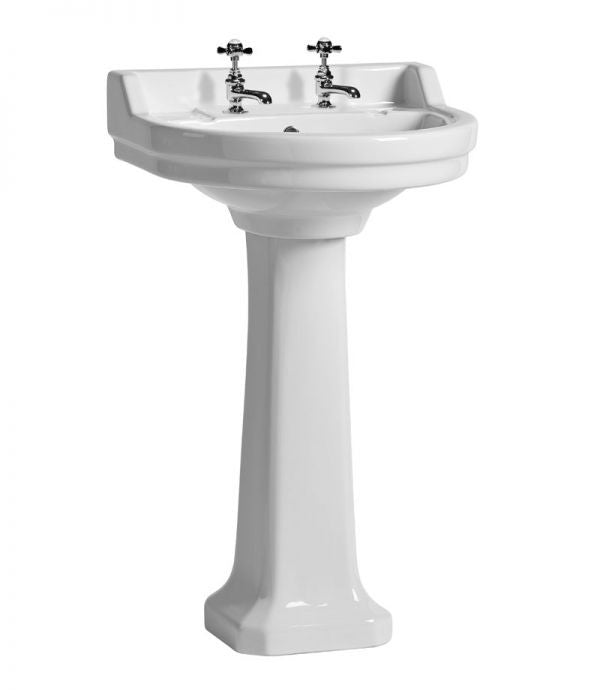 Tavistock Vitoria 550mm Round Basin with Pedestal