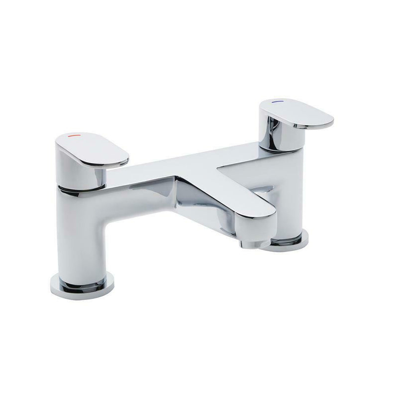 Ratio Deck Mounted Bath Filler Mixer Tap - Chrome