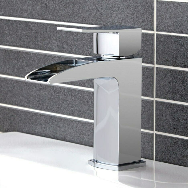 Tabo Waterfall Basin Mono Mixer Tap - Chrome