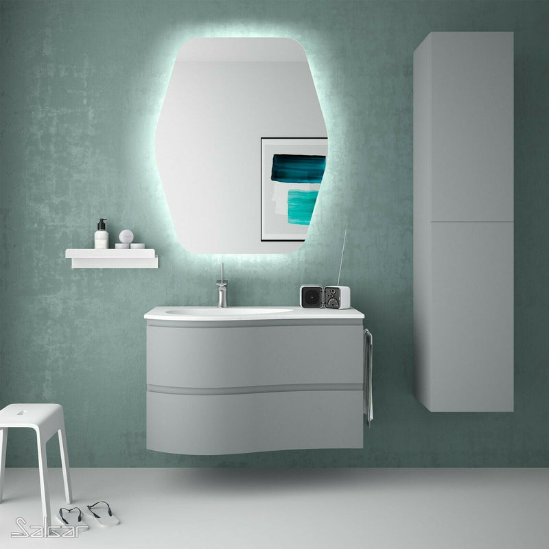 Mam Svelte 900mm Vanity Unit 2 Drawer + Basin - Choose colour