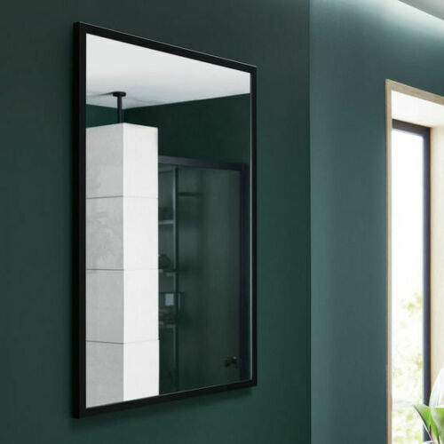 Noir Vinci Black Framed Mirror 600 x 800mm Horizontal or Vertical