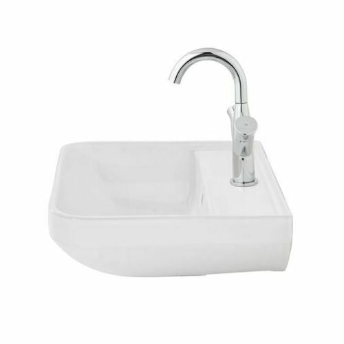 Freeform 600mm Basin 1 Tap Hole