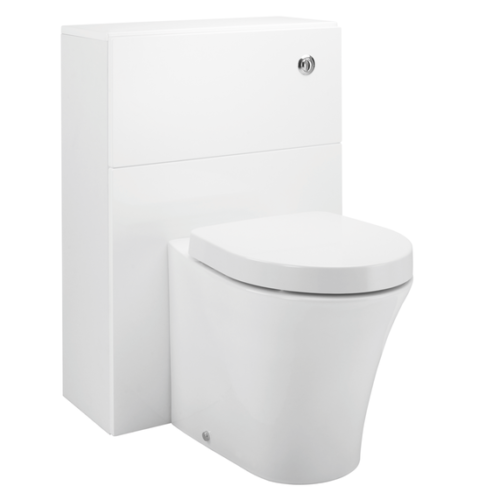 Vermont 600mm WC Unit Only - Gloss White