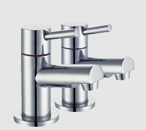 Metro Bath Pillar Chrome Taps