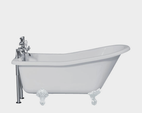 Salisbury Slipper Roll Top Bath with Traditional Cast Iron Feet