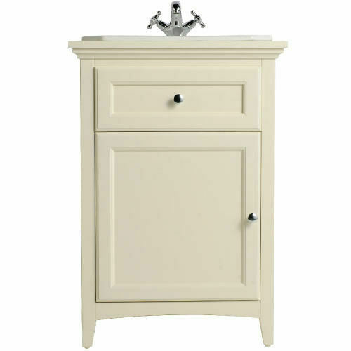 Savoy 600mm Marble Top Floorstanding Vanity Unit - Choose colour