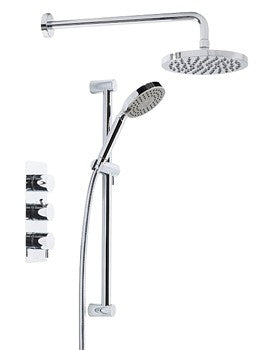 Tavistock Kinetic Thermostatic Concealed Shower Valve with Head & Multi Function Handset