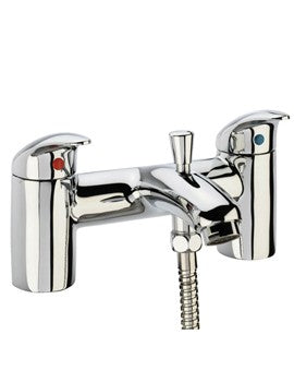 Tavistock Cruz Deck Mounted Bath Shower Mixer Tap with Handset