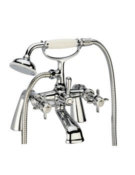 Tavistock Varsity Deck Mounted Bath Shower Mixer Tap with Handset